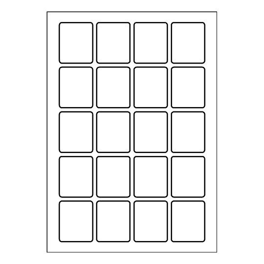Template for Avery 41x50-R | Avery