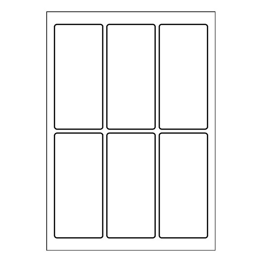 Template for Avery 60x130-R | Avery