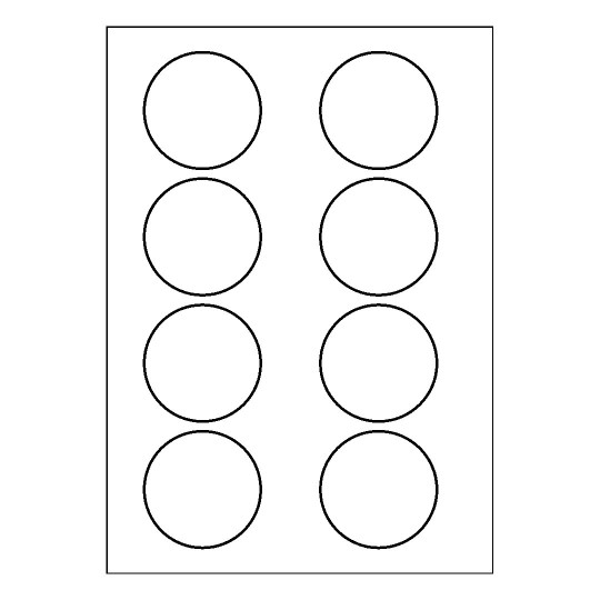 Template for Avery 64-RND | Avery