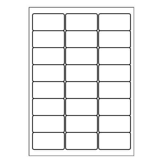 Template for Avery 64x34 R Avery