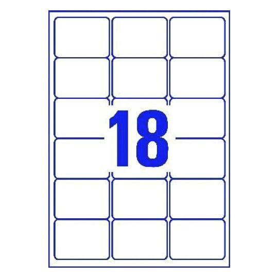 Avery 64 labels per sheet