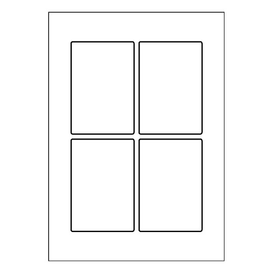 Template For Avery 75x110 R Avery