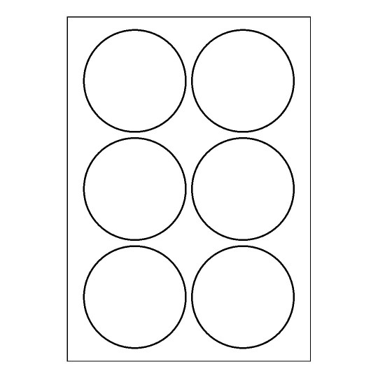Template for Avery 88-RND | Avery