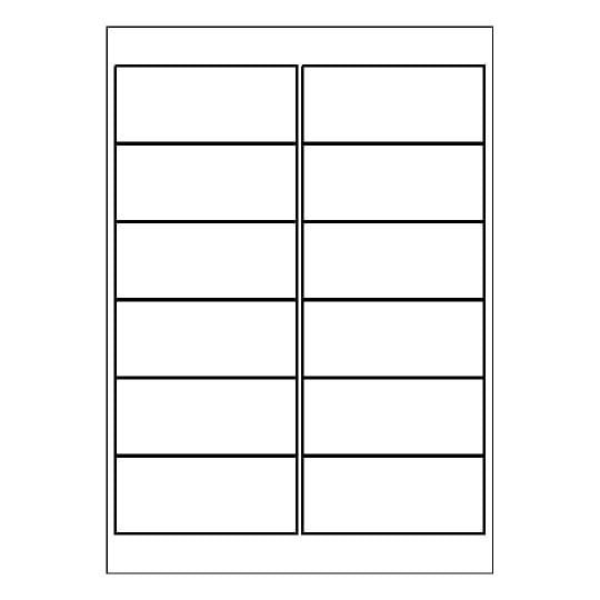 Template for Avery 99x42R Avery