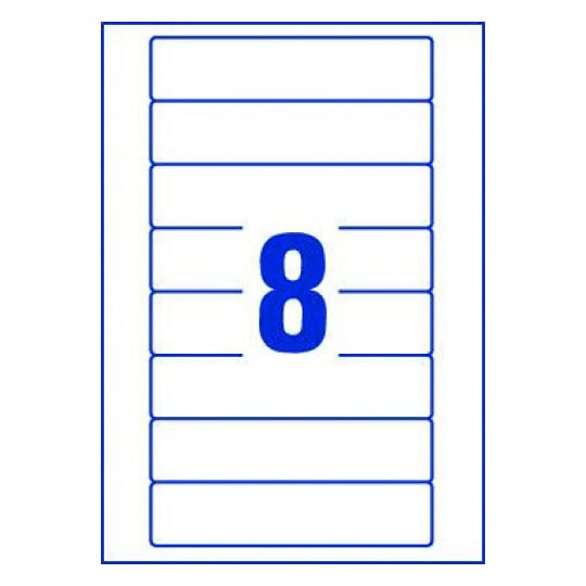 8 Per Page Labels Template Laser Labels . 8 per sheet L7565 Crystal