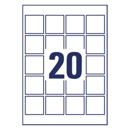 Buy Avery-Zweckform 3478-200 All-purpose Labels 210 X 297 Mm Paper White 200 Pc(s) Permanent