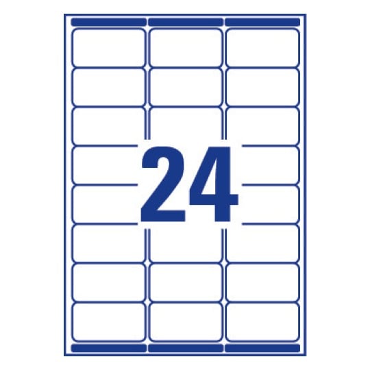 Address labels, 63.5 x 33.9mm, with JamFREE™ and QuickPEEL