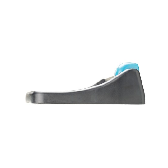 This is an image of a utensil, possibly some kind of office item with a blue and black color.