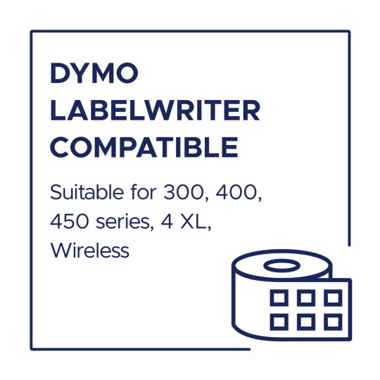 Multipurpose Printable Labels, Compatible with Dymo® 11354, Permanent ...