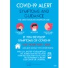 Avery COVID sign - Coronavirus Symptoms A3 Poster COVSGA3