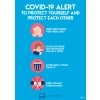 Avery COVID Sign - Coronavirus Prevention A3 Poster COVVPA3