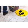 Avery COVID Social Distancing Floor Decals - Coronavirus Please socially distance floor sticker sign for retail