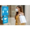 Avery COVID Signs - Coronavirus face mask and social distancing posters for retail
