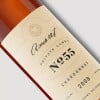 Cream Textured Paper Bottle Label