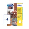 Avery Antimicrobial Film Labels - AM0P4A4-10