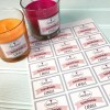 Candle labels 
