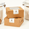 Brownie box label 