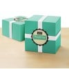 Thank you label on gift box 