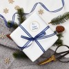 Gold christmas sticker 