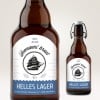 beer label arched