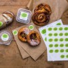 Sheet stickers for bakery items
