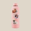 photo stickers on drinks bottle