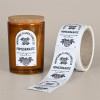 Candle stickers on a roll - Cotton material