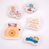 Fun stickers custom shape