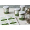 herb spice labels on sheets
