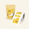 Express Roll Labels Peanut