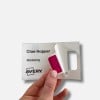 Roll of Self-Adhesive Visitor Badges with Expiring Tabs 4851E-THR