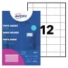 100 Pin Badge Holders 4821 Content: 108 Labels / 9 Badge