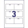Fold & Clip Name Badges L4789-10 90 x 60 mm