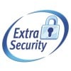 Labels ExtraSecurity UK blue violator