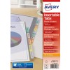 Insertable Tab Dividers 05610501