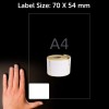 Avery Multipurpose Roll Labels - AS0722440, 70 X 54mm AS0722440 70 x 54 mm