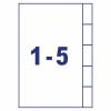 Index Maker™ Dividers 05001061 222 x 297 mm