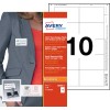 Vista ® Name Badges  - Plastic with Rotating Combi Clips, 4838G, L 4838G-L
