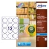 Round Glossy labels J8105-10
