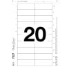 Printable Inserts 7527 7527 75 x 27 mm