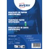 AVERY - 500 TYVEK® paper wristbands, width 19mm Fluorescent Green TYVGN-50