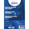 AVERY - 500 TYVEK® paper wristbands width 19mm Fluorescent Blue TYVBL-50