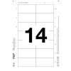 Printable Inserts 7537 7537 75 x 37 mm