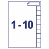 Index Maker™ Dividers 01810010 222 x 297 mm