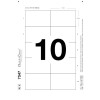 Printable Inserts 7547 7547 75 x 47 mm