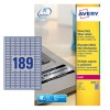 Resistant Labels L6008-20 Content: 3780 Labels / 20 Sheet