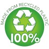 Made from 100 percent Recycled Plastic LOGO
