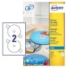 CD Labels J8676-100 Content: 200 Labels / 100 Sheet