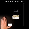 Avery Address Roll Labels  AS0722520 54 x 25 mm