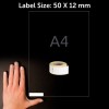 Avery Lever Arch Roll Labels  AS0722460 50 x 12 mm